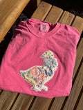 vintage quilt goose