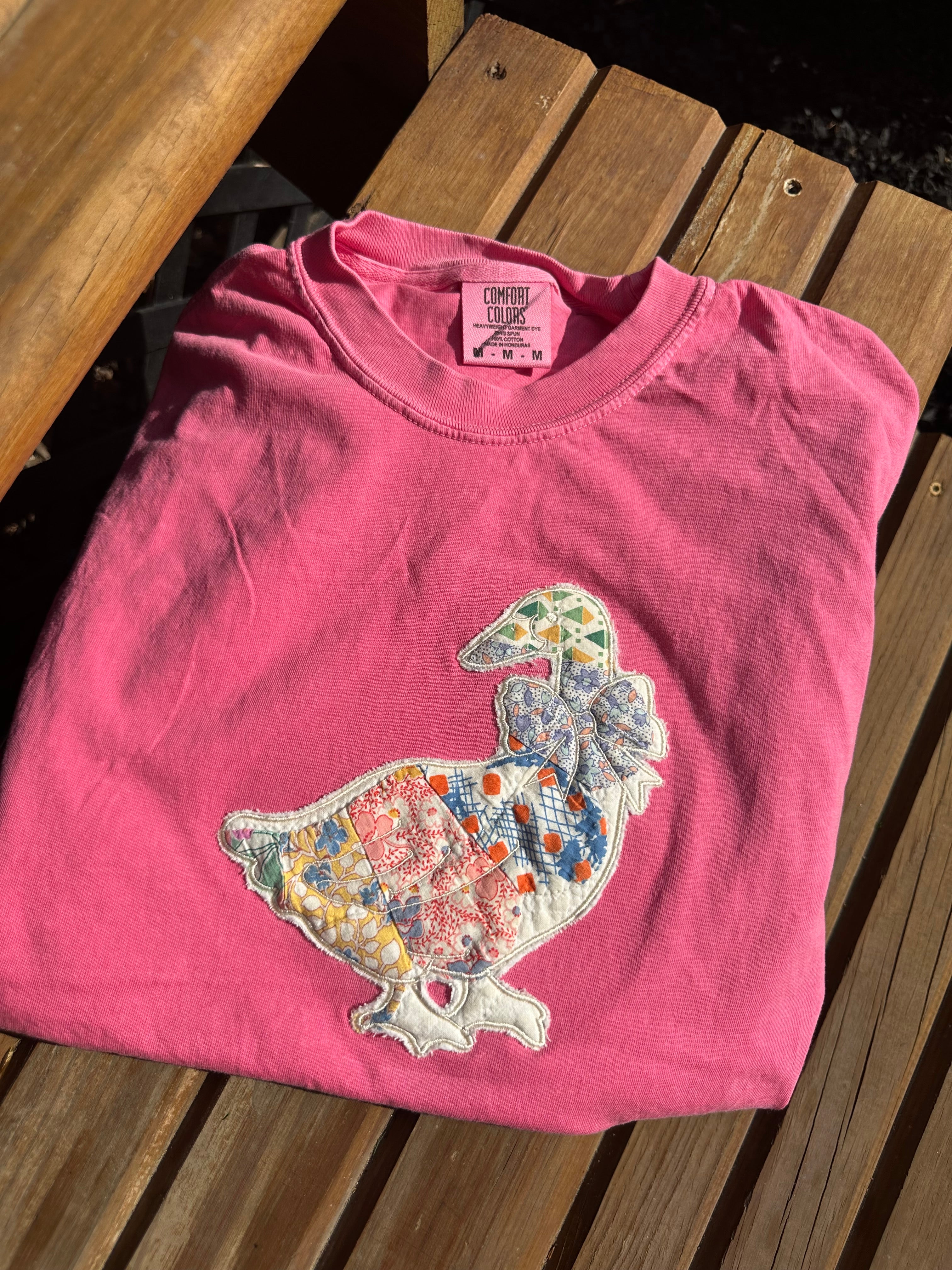 vintage quilt goose