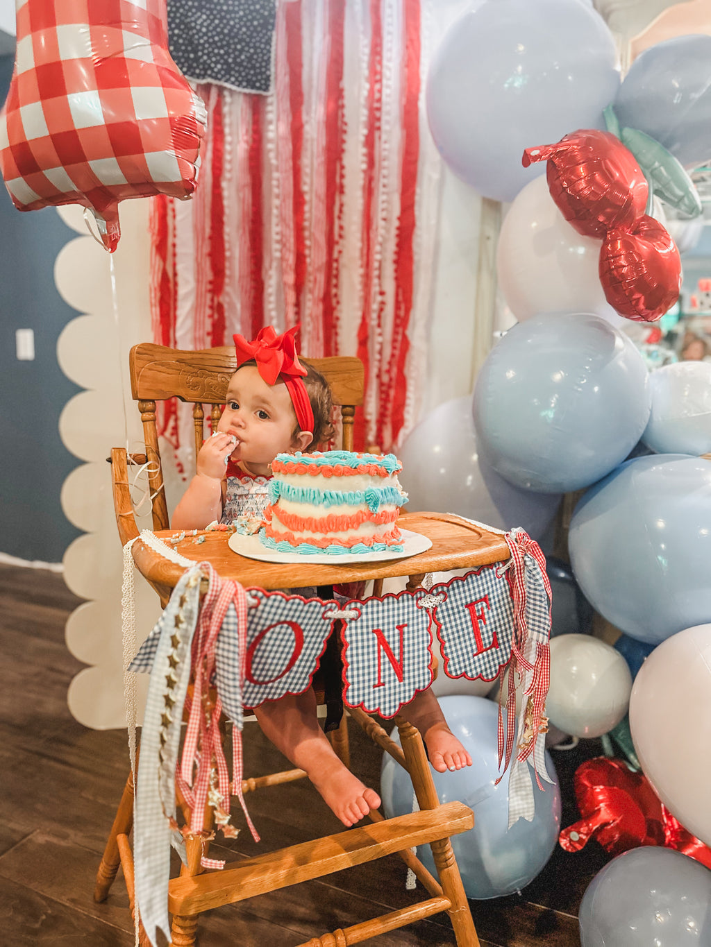 ONE birthday banner