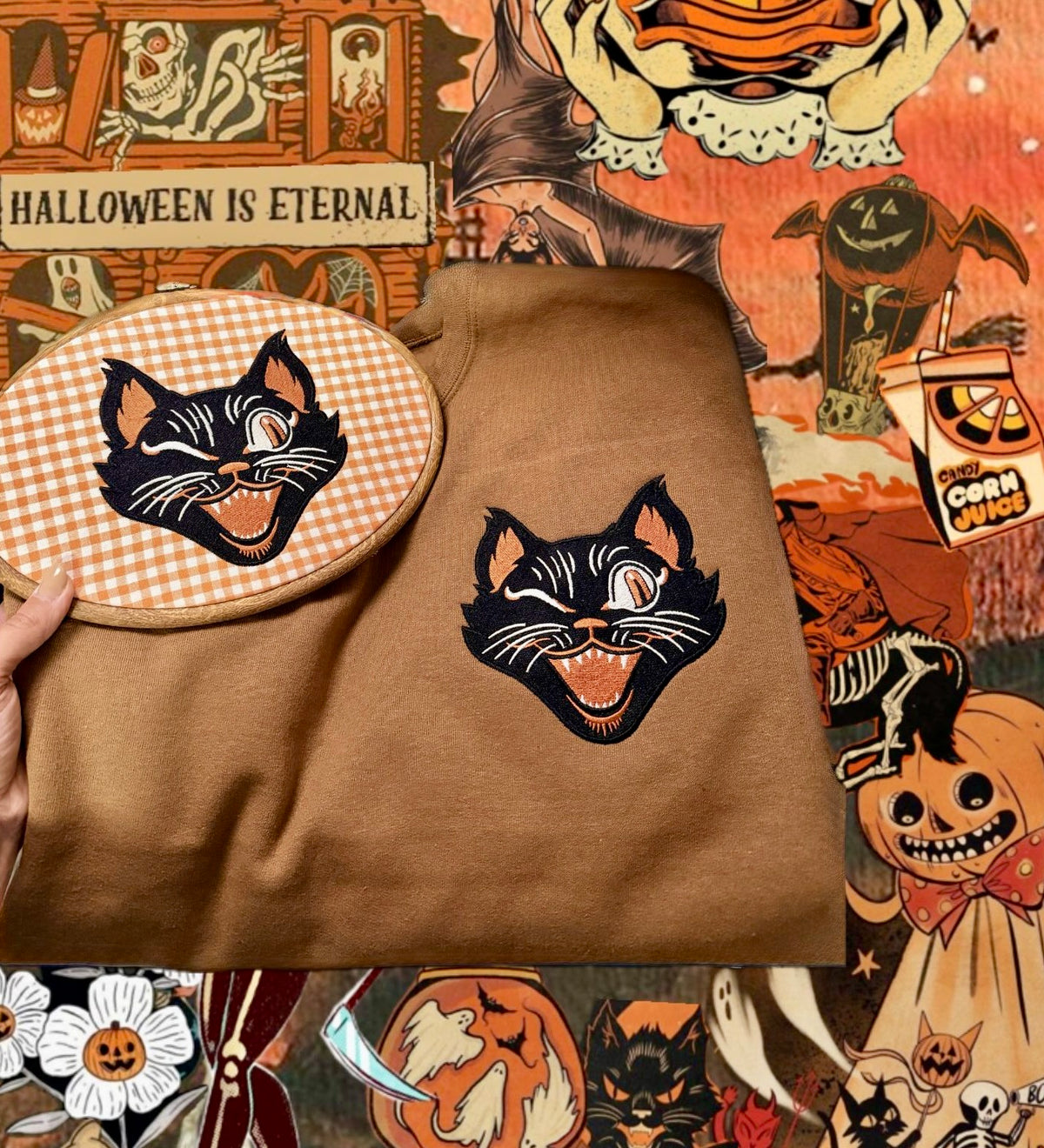 scary vintage kitty crew